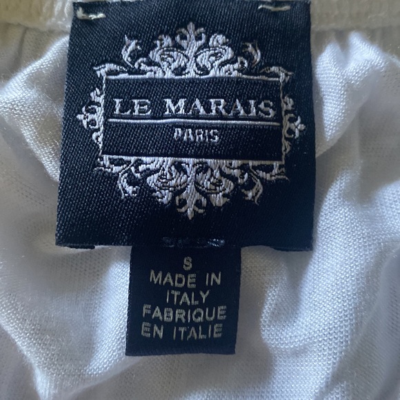 LE MARAIS PARIS MADE IN ITALY LACE EMBROIDERY - Picture 6 of 7